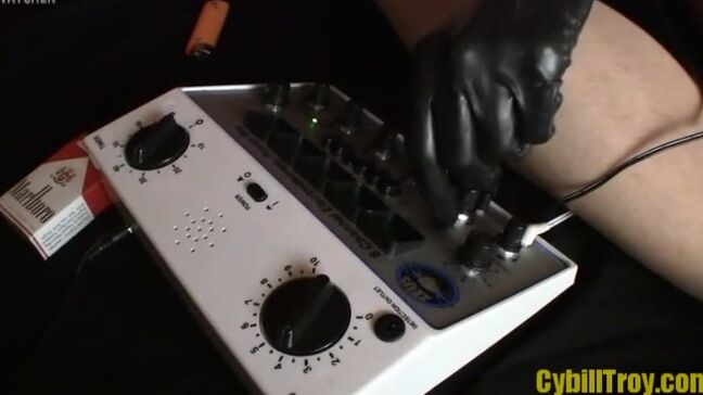 Cybill Troy Electro Torture Chastity Tease Cybill Troy