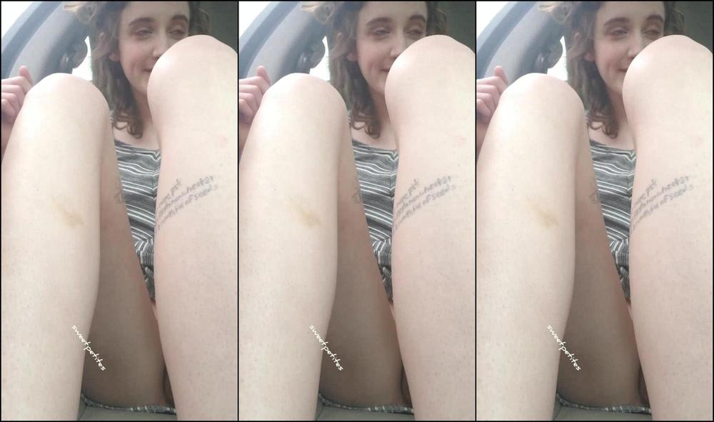 Flashing, Masturbation, Petite, Public Flashing, Solo Female sweetpetites casual playing and flashing in the car ManyVids