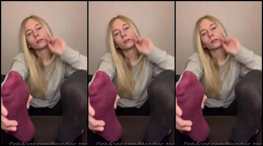 Blondies Toes Onlyfans Sock Removal Joi Enjoy