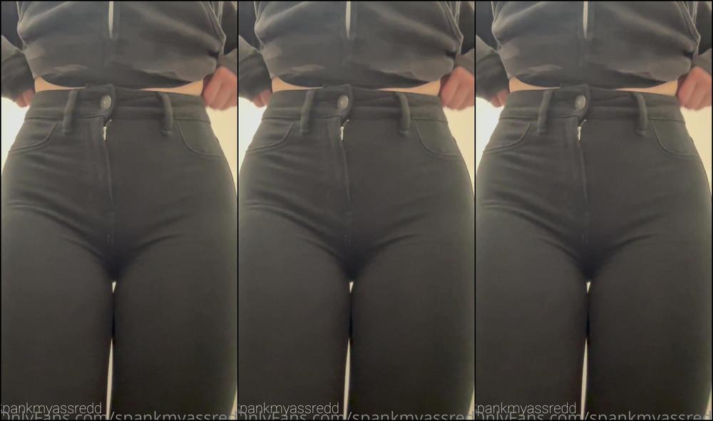 Spankmyassredd 2782960203 02 22 2023 Felt Like Showing You My New Jeans While In The Bathroom At Work Today