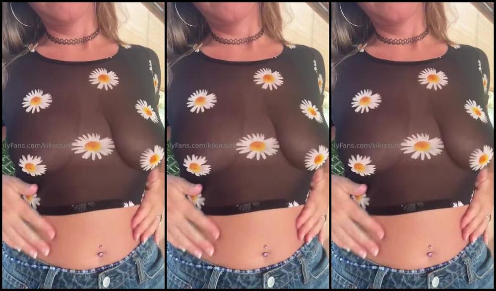 Kiki Azure Nicknamed Kikiazure 02 09 2025 Onlyfans Video Want To Go Out To Dinner With Me While I Wear This Sexy Revealing Top Naturally