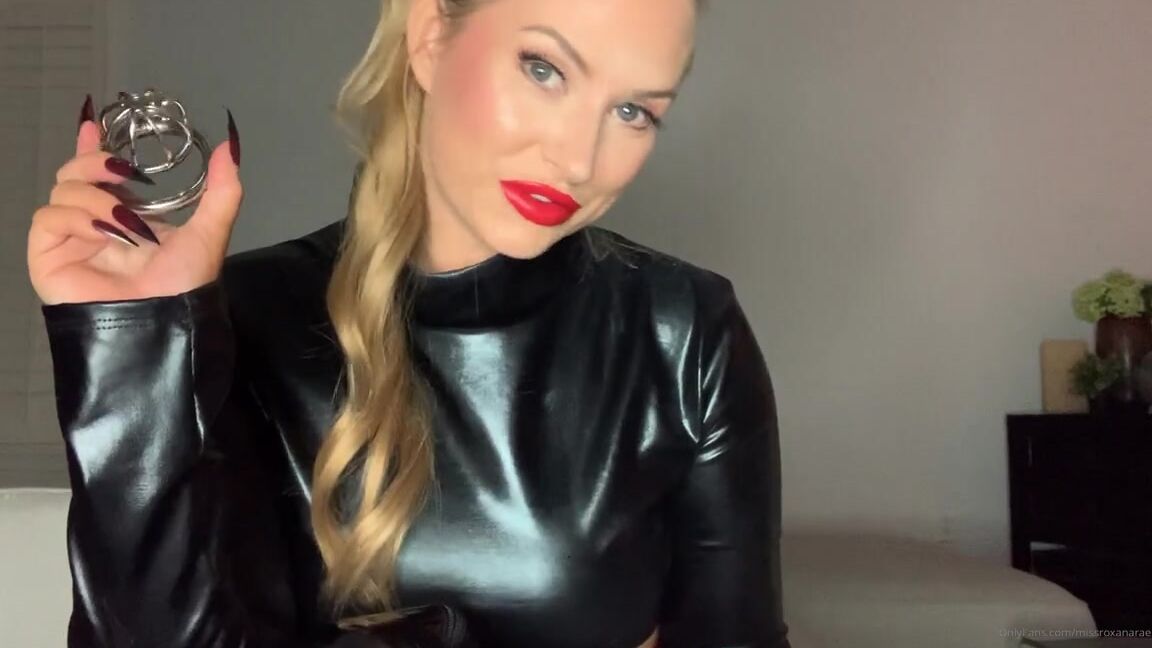 Goddessroxanarae Nicknamed Missroxanarae 10 29 2019 Onlyfans Video I Filmed Such A Sexy Chastity Blckmail Clip In This Outfit