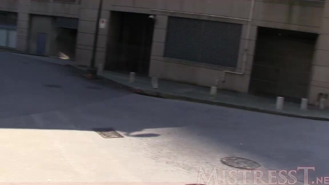 Mistress T public boot licker1 MistressT