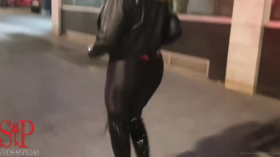 Mistress Sinpiedad Nicknamed Sinpiedad Onlyfans Tongues Out Onlyfans Followers I Cant See My Boots So Dirthy After The Nigthclub Going Back Hom