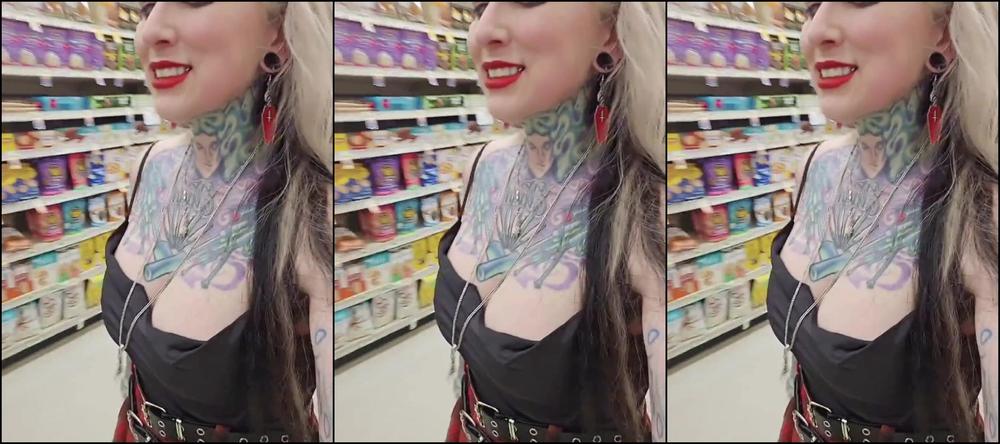 "Shop Lyfter" Tattoo, Tattoos, Tattooed, Hot Tattoo Girl, Tattoo Girl, Flash, Flashing, Public Upskirt, Upskirt, Public, Big Nice Tits, Pussy, Suggest Shop Lyfter Flashing my Tits and Pussy in the Grocery Store Pornhub