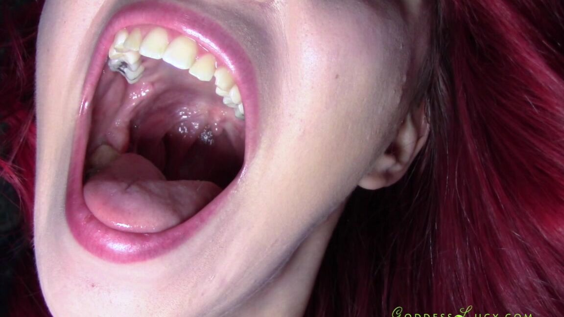 Goddesslucy Well Lit Mouth And Throat