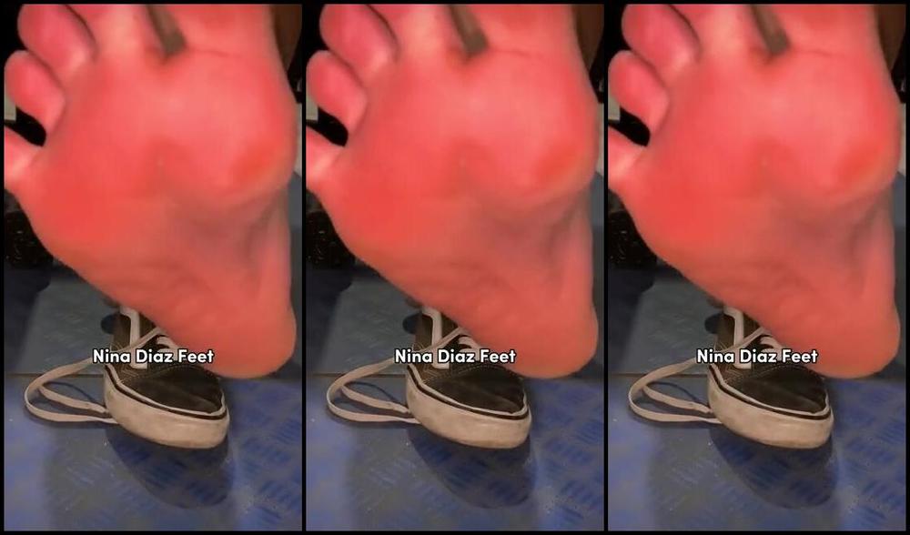 Nina S Feet Nicknamed Ninadiaz Feet Onlyfans Today The Video Is At The Gym I Recorded It After Training And Sweating