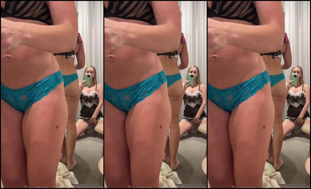Elleknox Two Sluts In A Publlic Change Room A Lot Can Happen