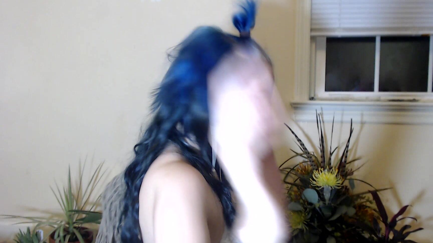 Anal, Butt Plug, Dildo Sucking, Hairy Bush, Striptease starisstarving crazy plant lady teases and sucks ManyVids