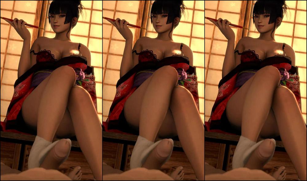 Lazyprocrastinator Nyotengu Geisha Footjob