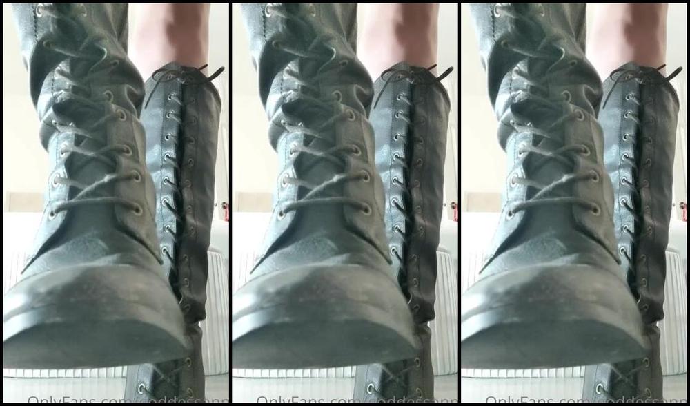 Goddess Anna Nicknamed Goddessanna Onlyfans New Video 120 Clean My Filthy Boots Dog