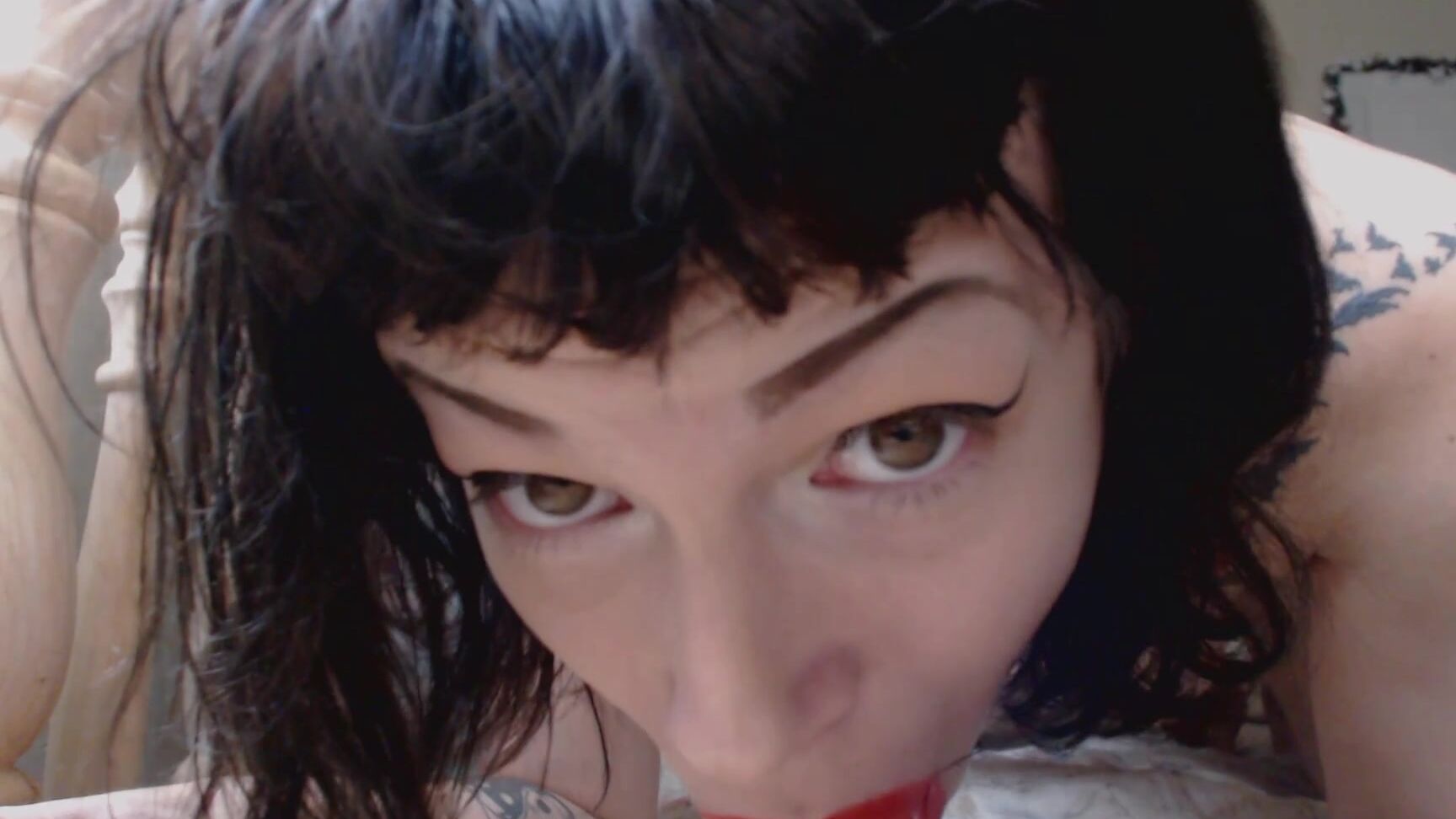 Damnedestcreature Moaning And Slurping On Your Cock