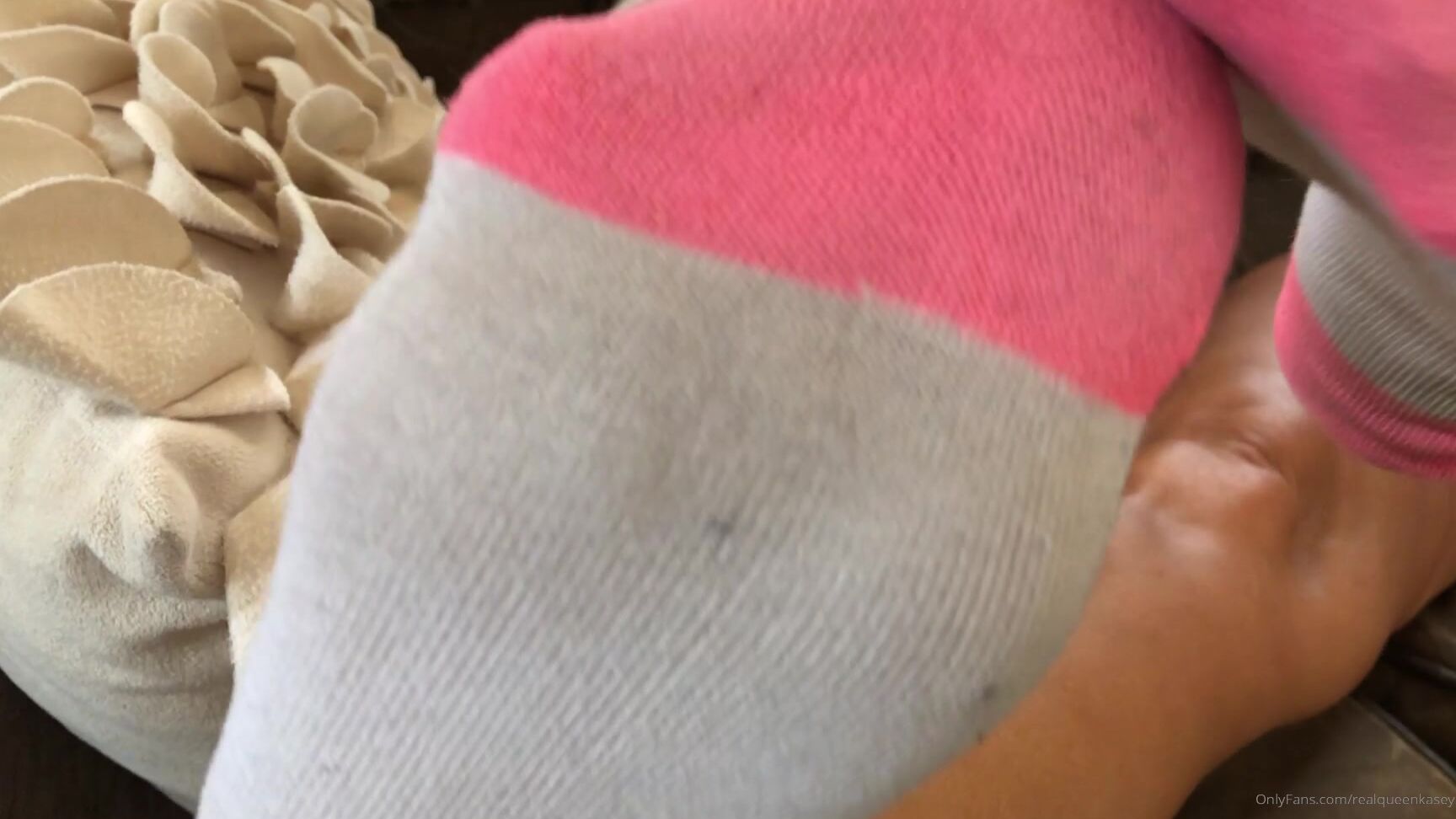 Realqueenkasey Sweaty Gym Socks In Your Face