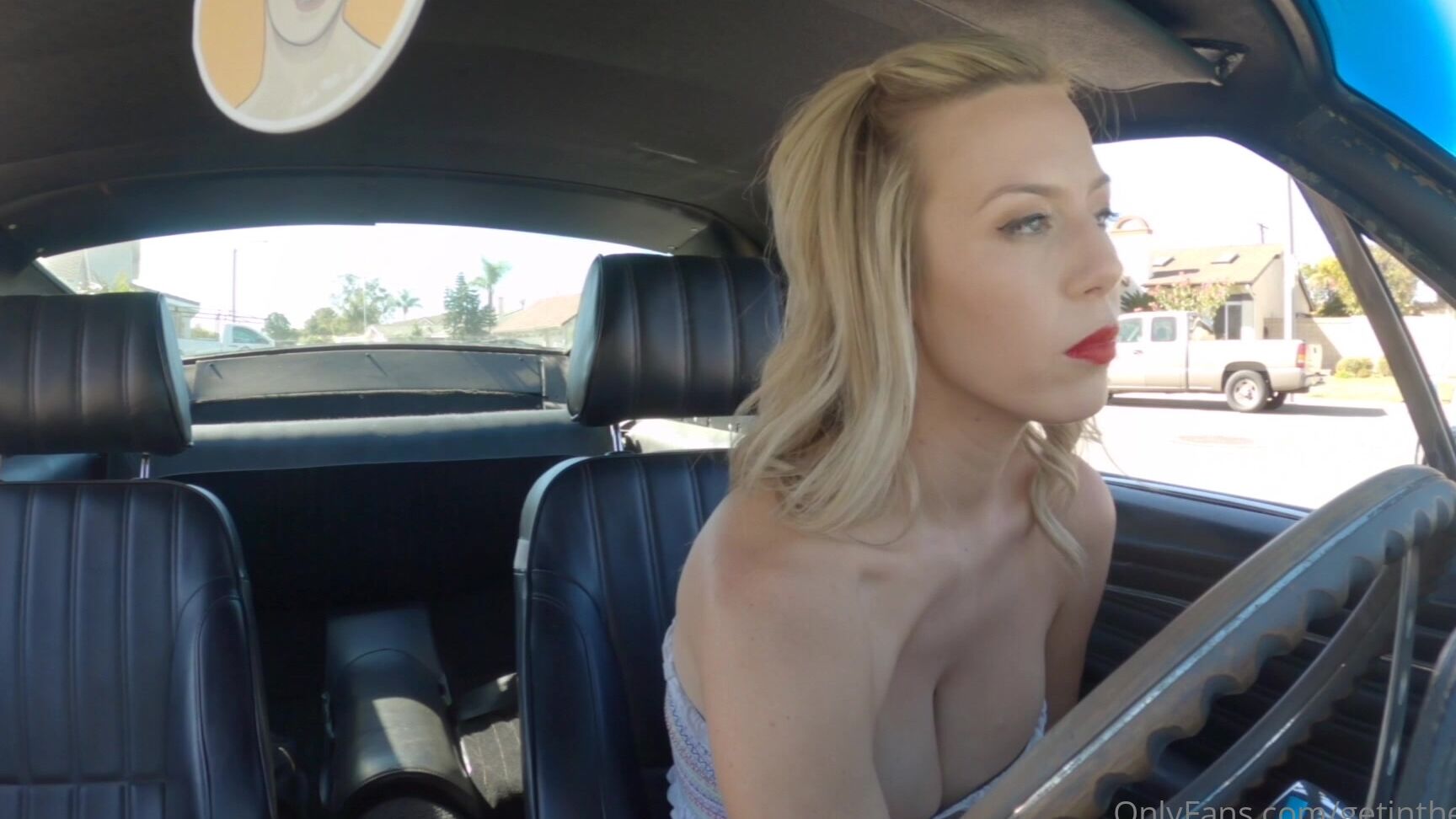 Getinthecar My Car Wouldn T Go Into Reverse Hahahahaha I Had No Idea My Nipple Was Hanging Out When I