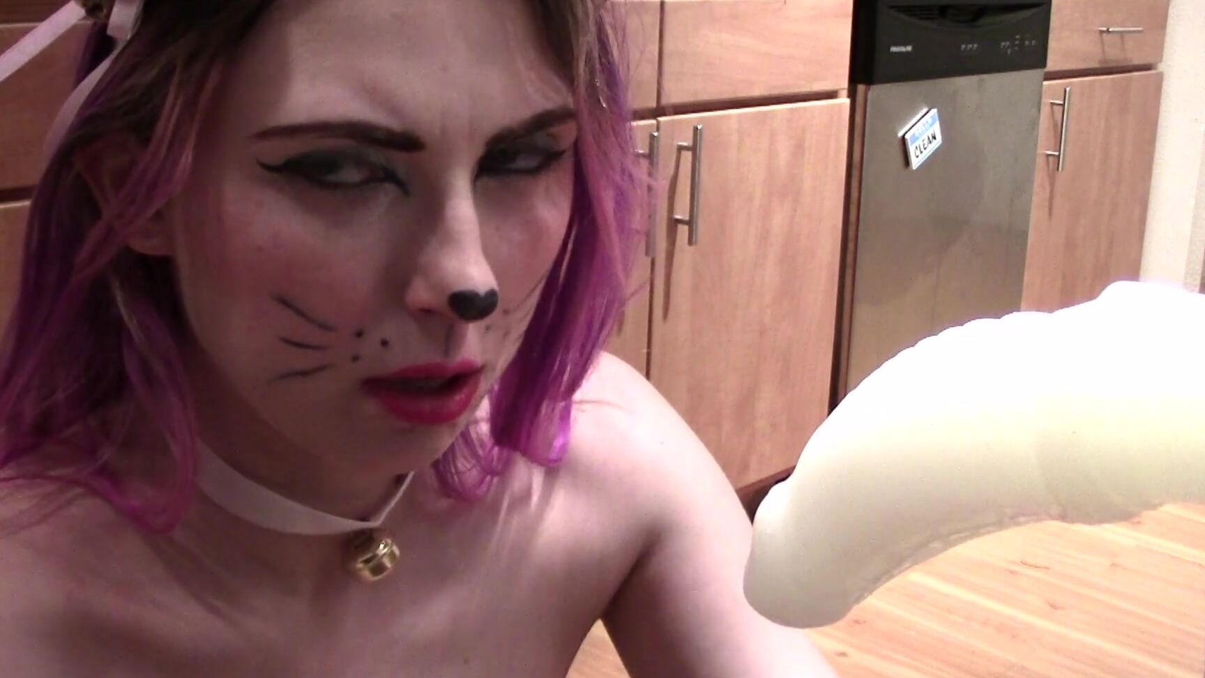 Catgirl Gets Covered In Cum