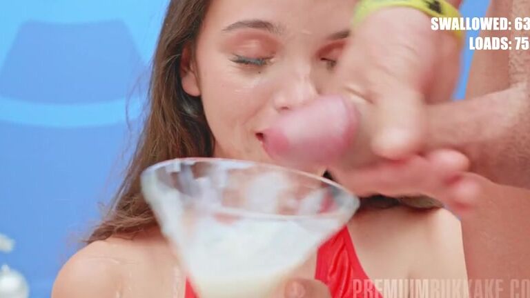 Premium Bukkake PB 355 vbireb ohana petite 8 bukkake 4 PremiumBukkake