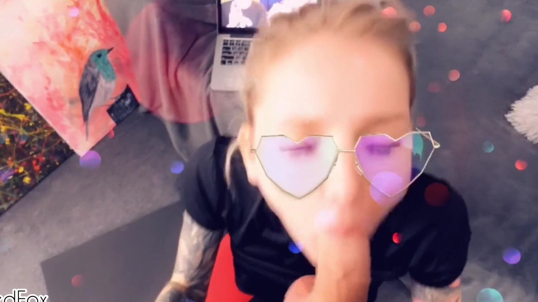 Red Fox Blonde Fucked While Watching A Show Snapchat Sex PornHubPremium