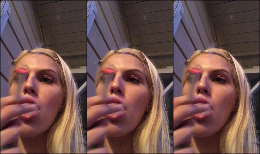 Meganholly Smoking Outside