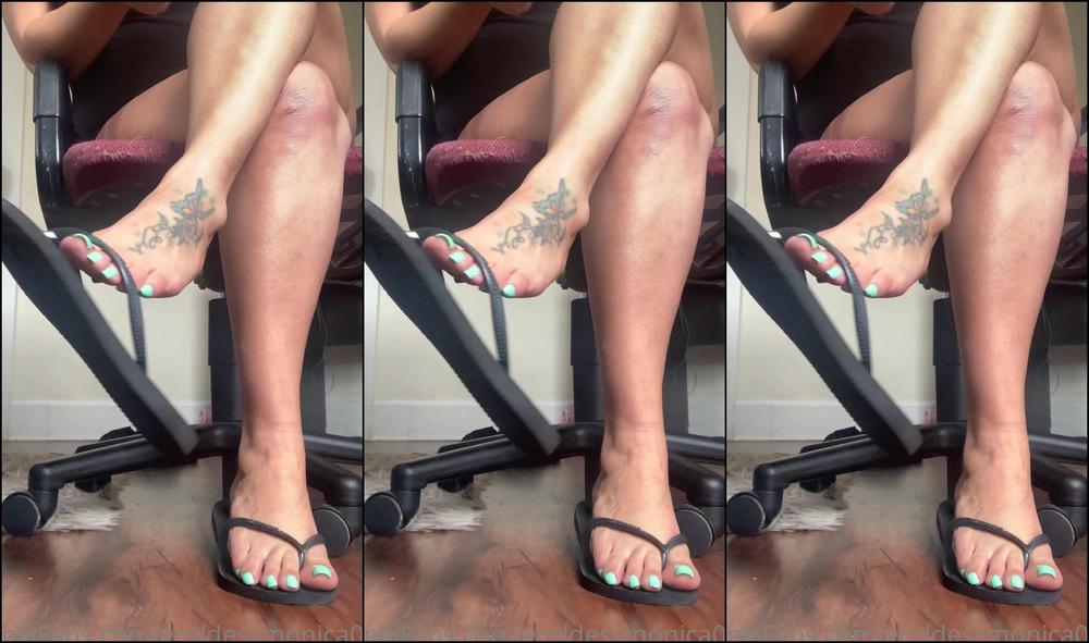 Goddessmonica W Havaianas Flip Flop Dangle Joi Per Your Request