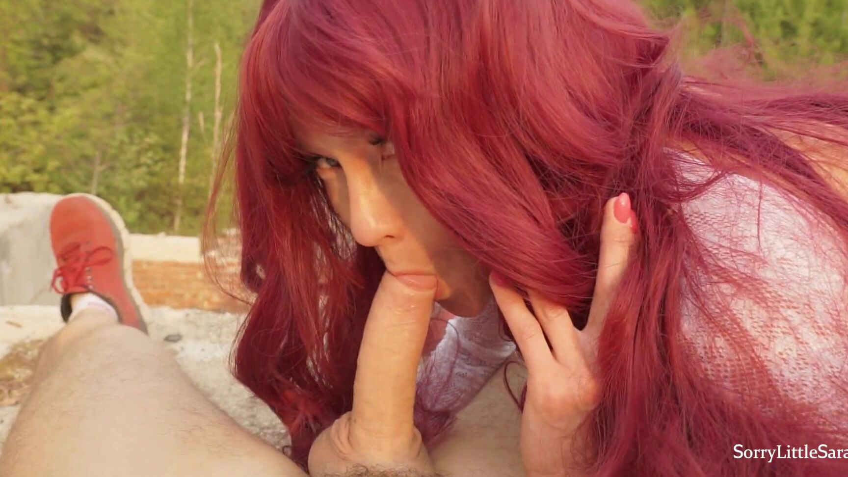 SorryLittleSarah Mommy with a big ass fucks fast and hard in public and her pussy is FILLED with hot cum PornHub