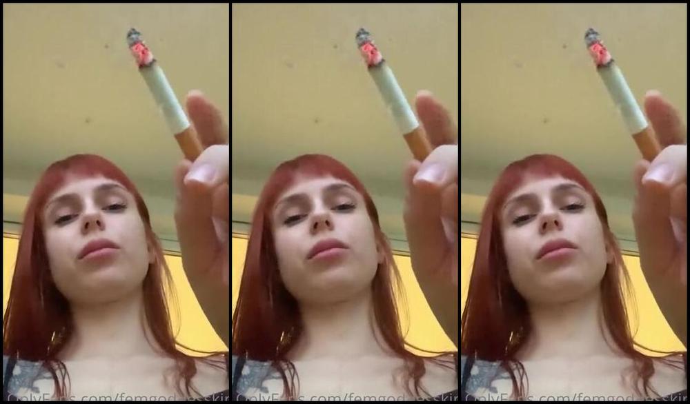 Femgoddesskira Onlyfans You Are My Human Ashtray And Human Spittoon Slave