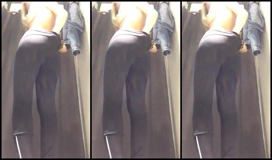 Caligirlxx Try More Gym Clothes In Dressing Room