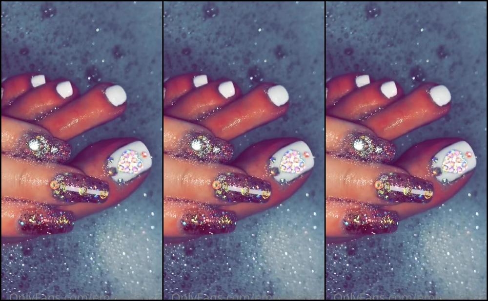 Empressjazzy New Clip Birthday Nails Worship Footfetish Handfetish Nailfetish