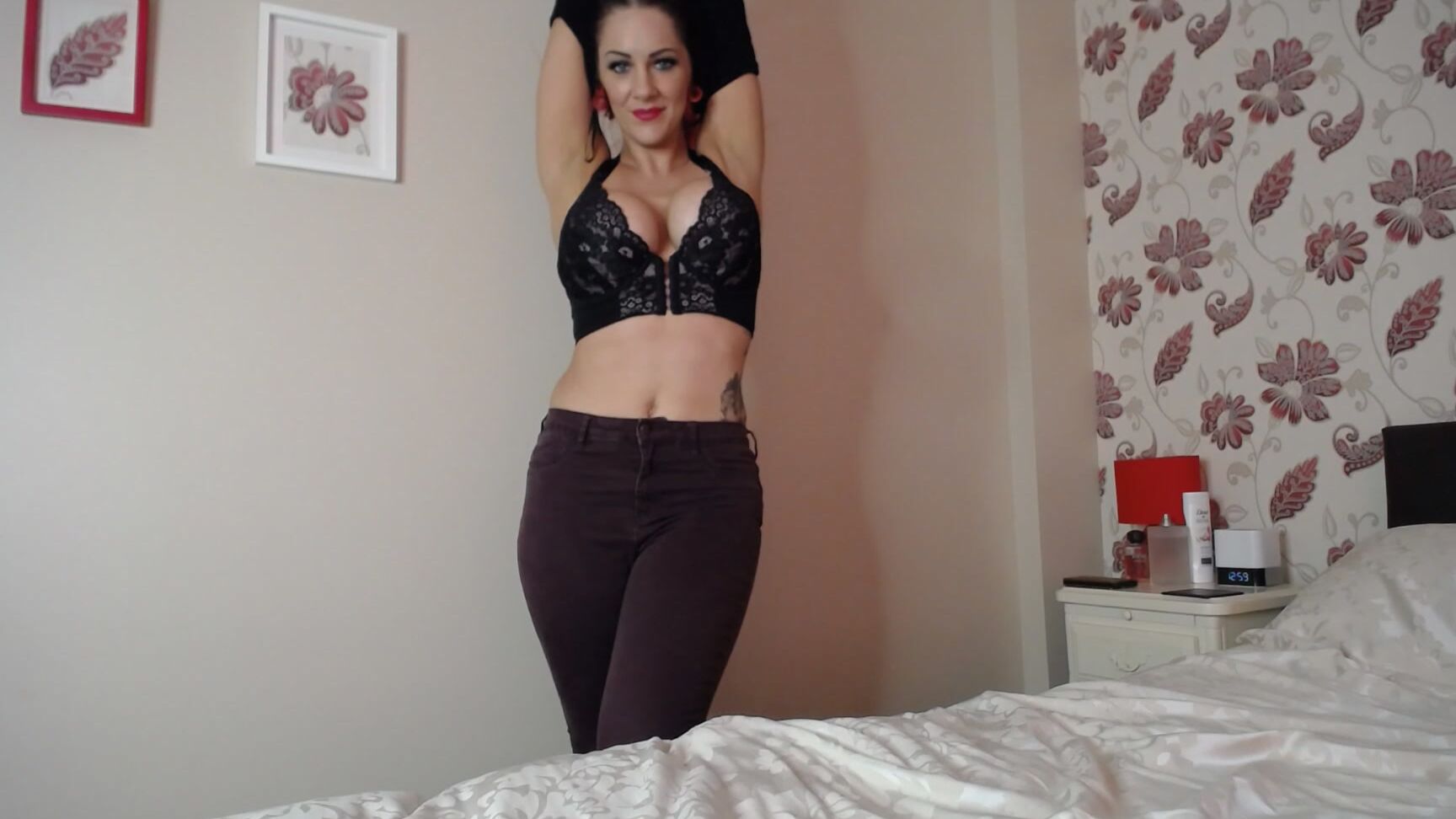 Ruby Onyx Strip Tease Then Finger