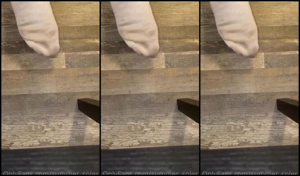 Summer Solesis Nicknamed Summer Solesis Onlyfans Shoe Sock Removal