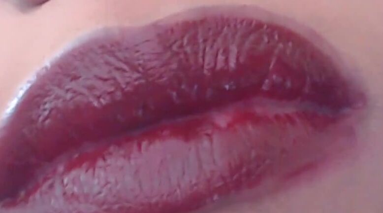Fetish Clips And Beyond Applying Red Lipstick Pucker Upp