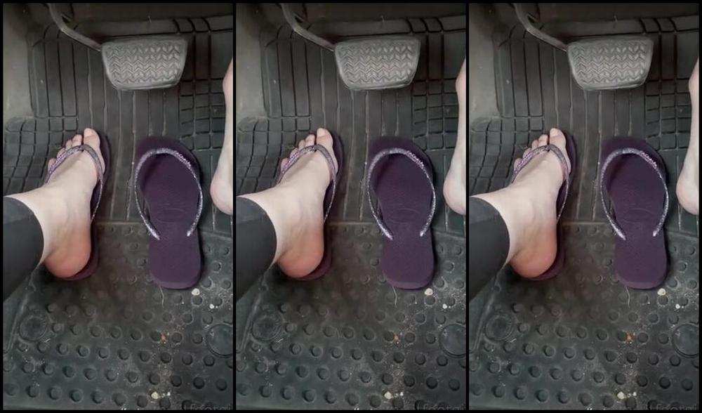 Nina Aka Fityoginina Onlyfans I Thought You Guys Might Enjoy A Flip Flop Driving Vid