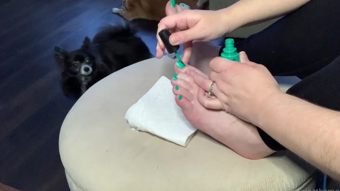 Dmostest Nicknamed Doingthemostest Onlyfans Painting My Toenails My Nails Keep Breaking T