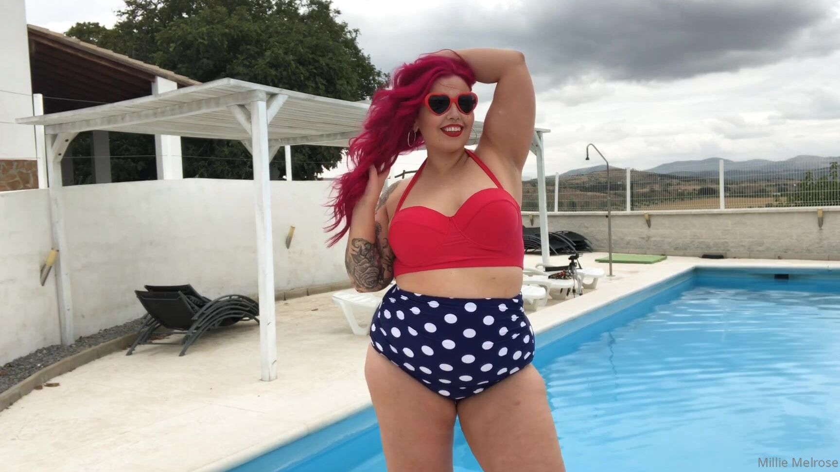 Milliemelrose Polka Dot Pin Up