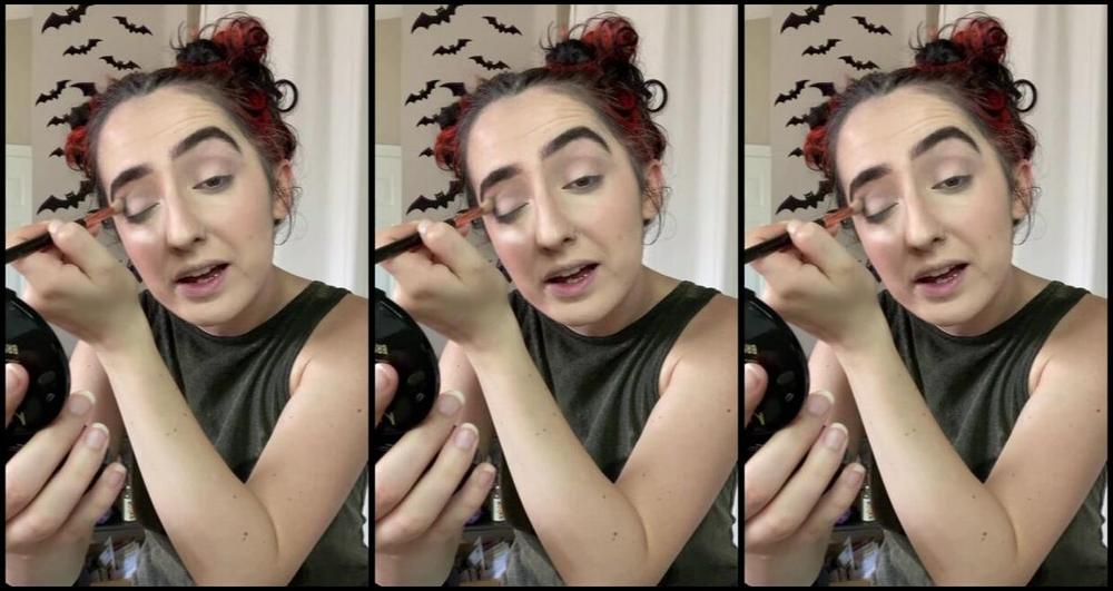 Blogging, Halloween, Makeup, Vlog, SFW how to do spooky make up ManyVids