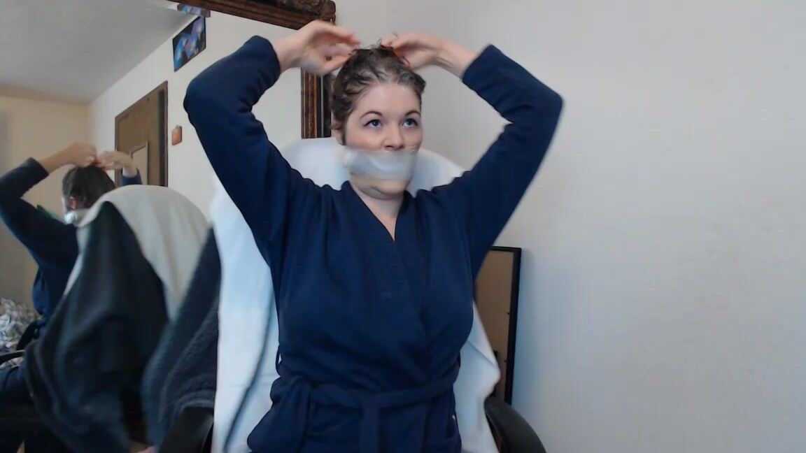 Harleyheartstop Medical Tape Gag Shower Breathplay