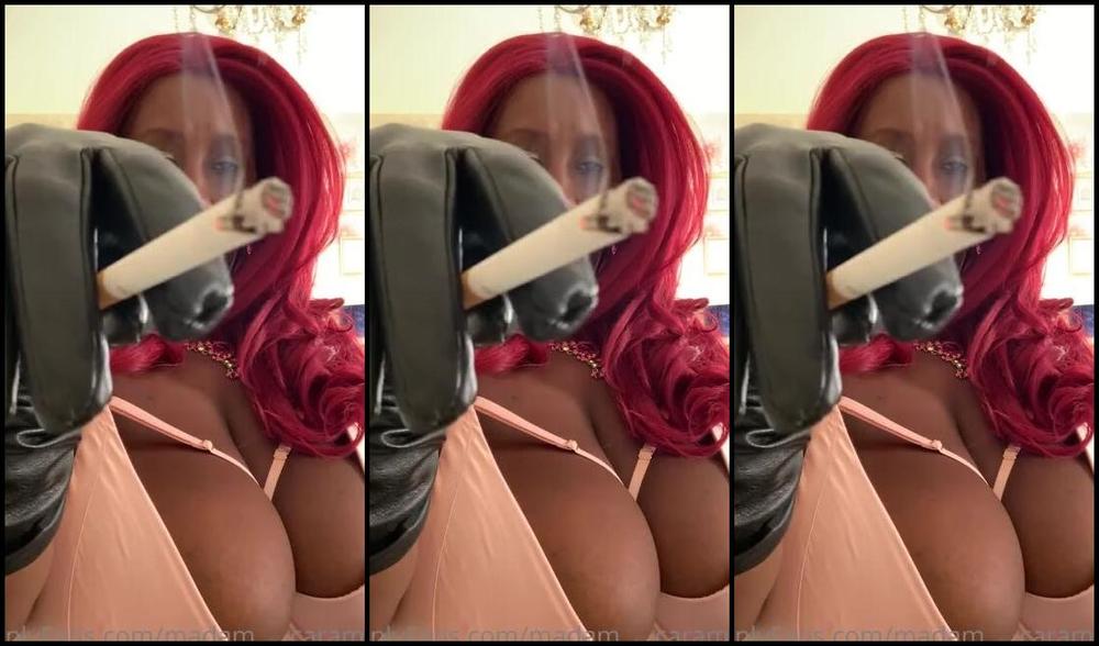 Madam Caramel Onlyfans When I Signal You Ashtray You Shall Assume The Position So I Can Use You