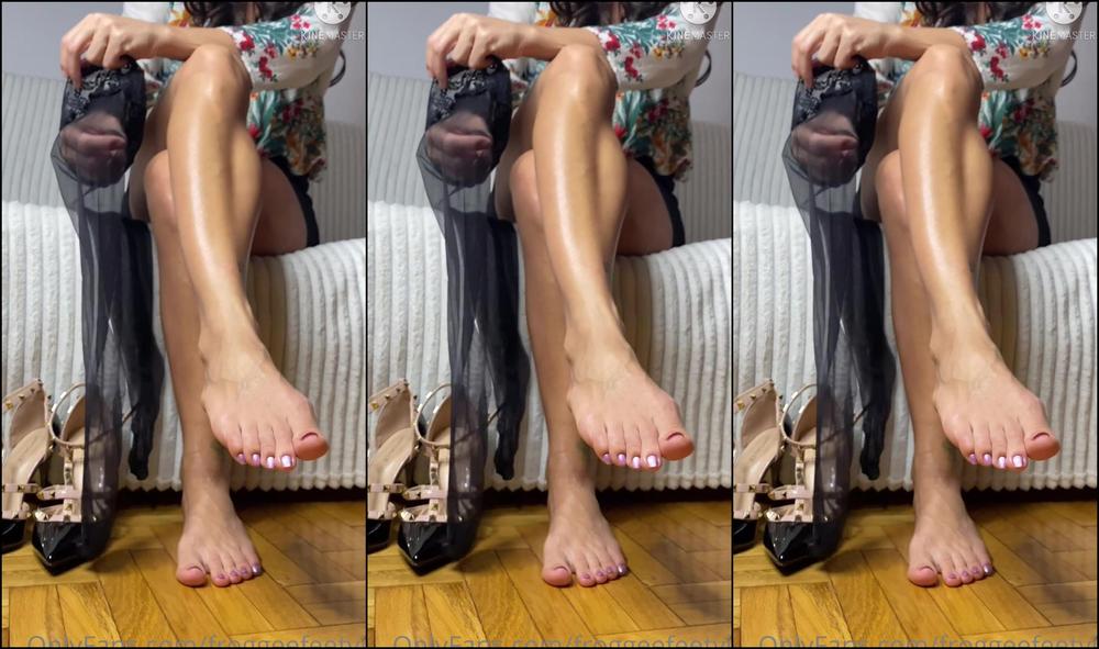 Froggeefeetvip My New Heels Has Arrived And They Look Gorgeous With These Nylon And That Makes My B