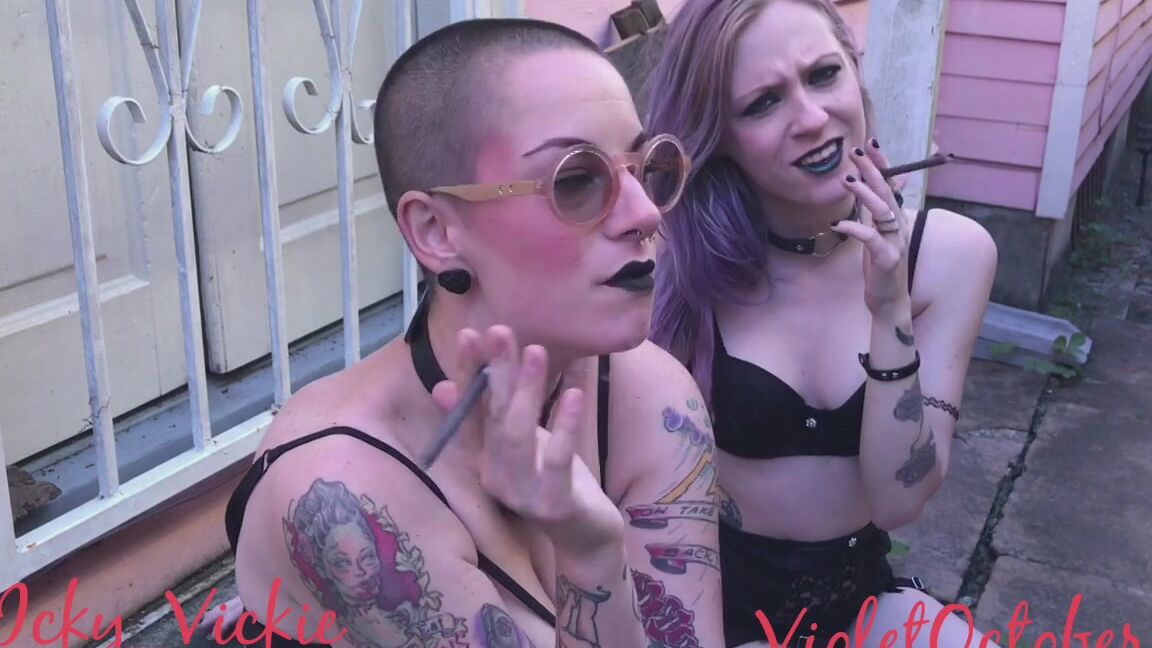 cigar fetish, female domination, femdom pov, gothic, human ashtray goth girls make you their ashtray ManyVids