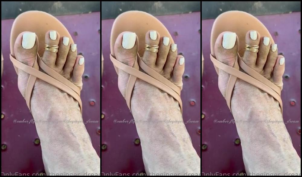 Thegingerdream Nicknamed Theginger Dream Onlyfans Filthy Feet After Hours Of Mowing I Know I Must Have At Least A Couple