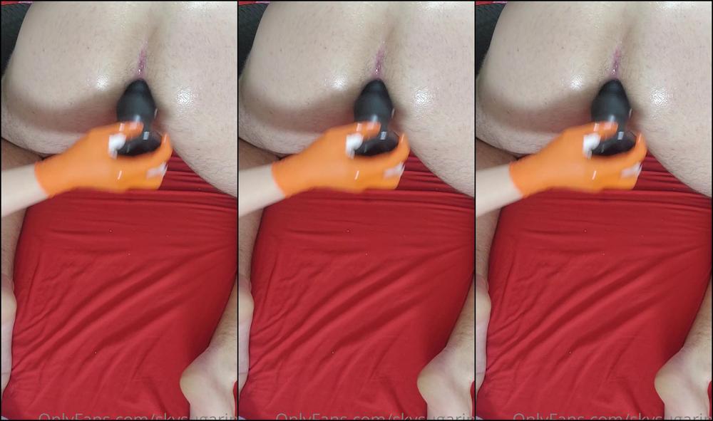 Skysugaring 2811506752 08 02 2023 Fingering His Straight Hole Testing Different Dildo Sizes So Wet Amp Juicy Love