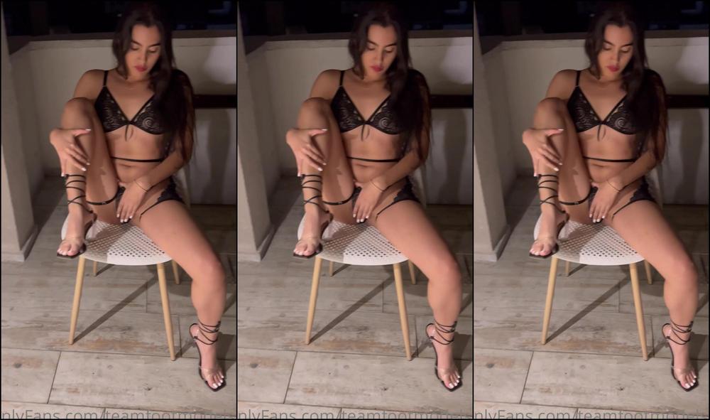 Teamfootmodelsco After Taking Pictures For My Networks I Really Got Horny I Love Wearing Lingerie With He