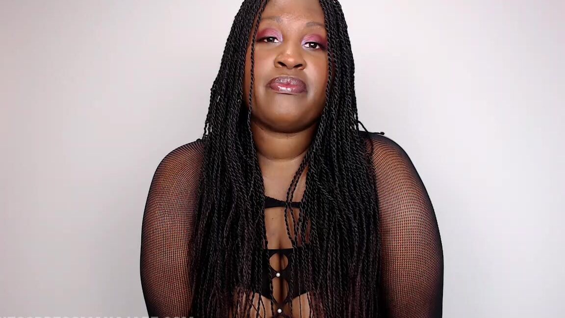 "UnfriendlyBlckHottie" ebony female domination, femdom, humiliation, masturbation humiliation, verbal humiliation Sorry Social Media stroker manyvids