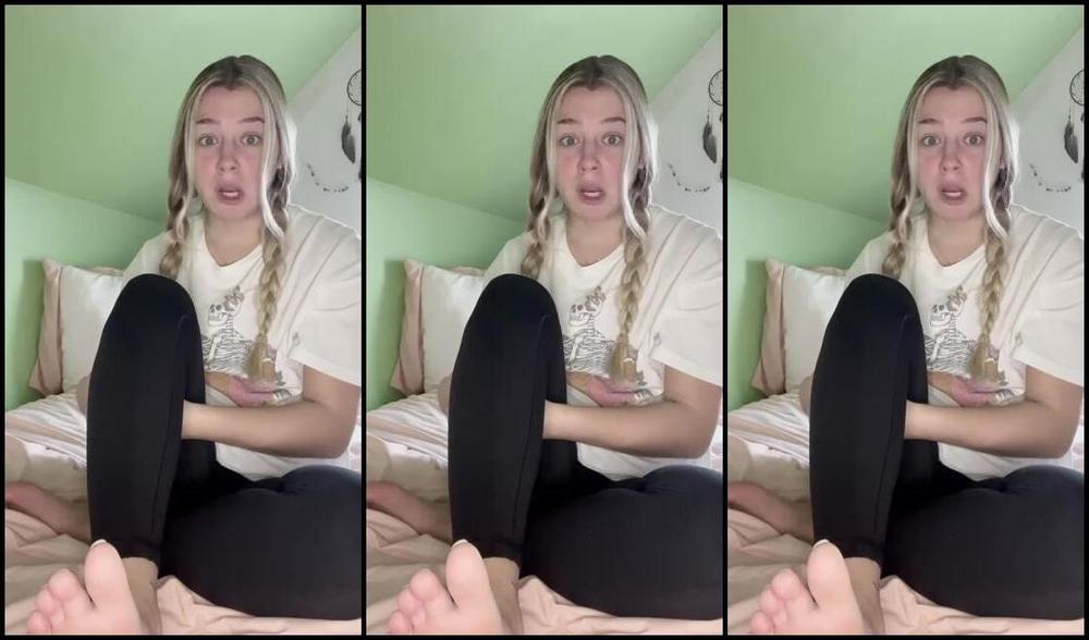 Goddessophelia Onlyfans I Black Mail You Into Giving Me A Foot Massage But You Too Much Of A Foot Loser To Stop There