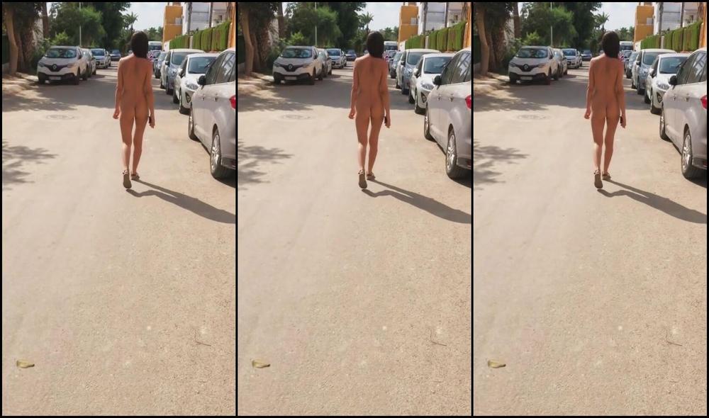 MiaAmahl Walking down the street naked in public. Together. POV. Amateur MiaAmahl Pornhub