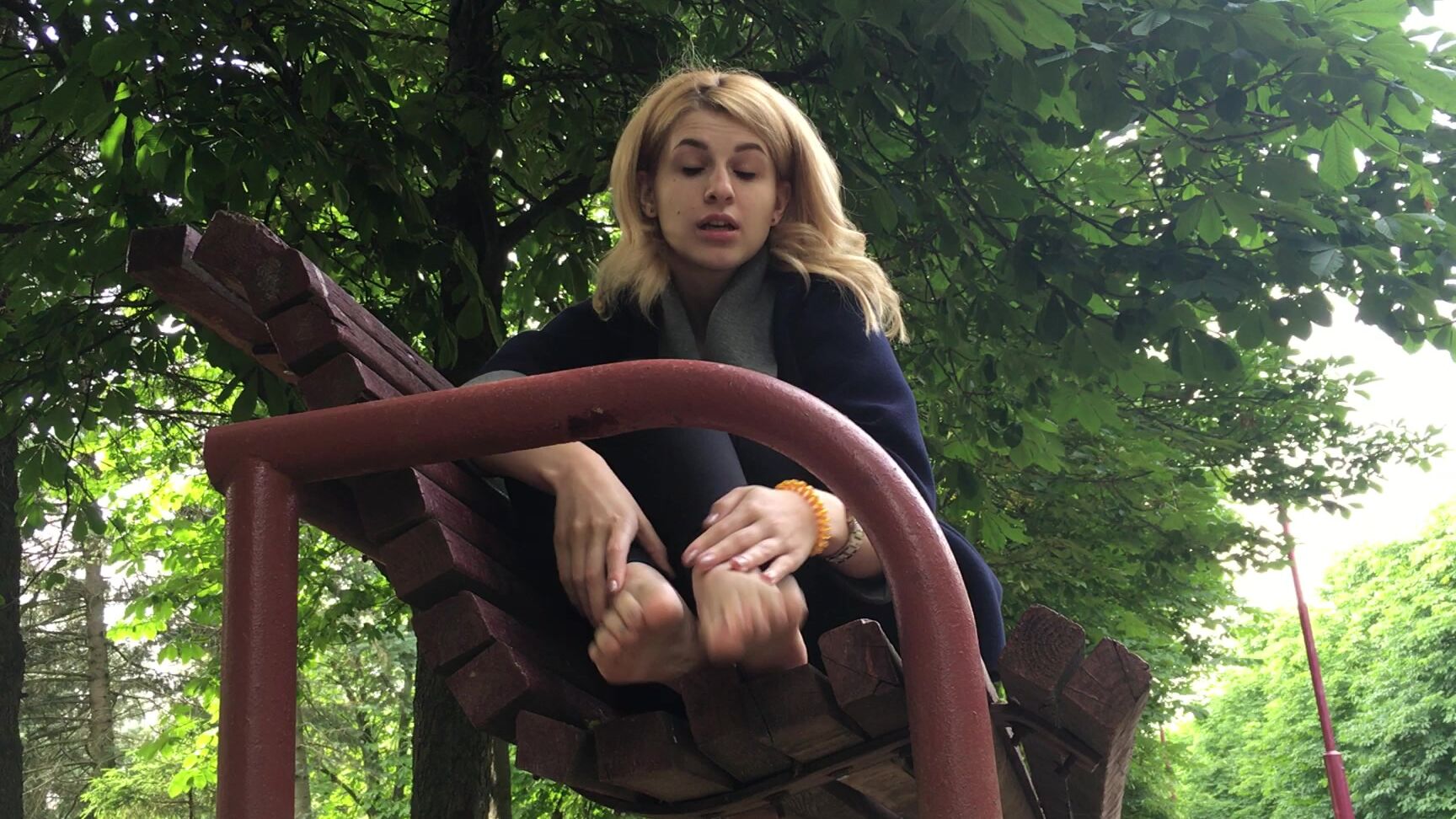 Russian, FootFetish, BareFoot, Outdoor Look and jerk on my sexy feet SiteRip