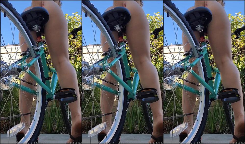 Quinnyspiggies Riding My Bike I Was About To Go For A Bike Ride When I Realized I Forgot To Put My Pant