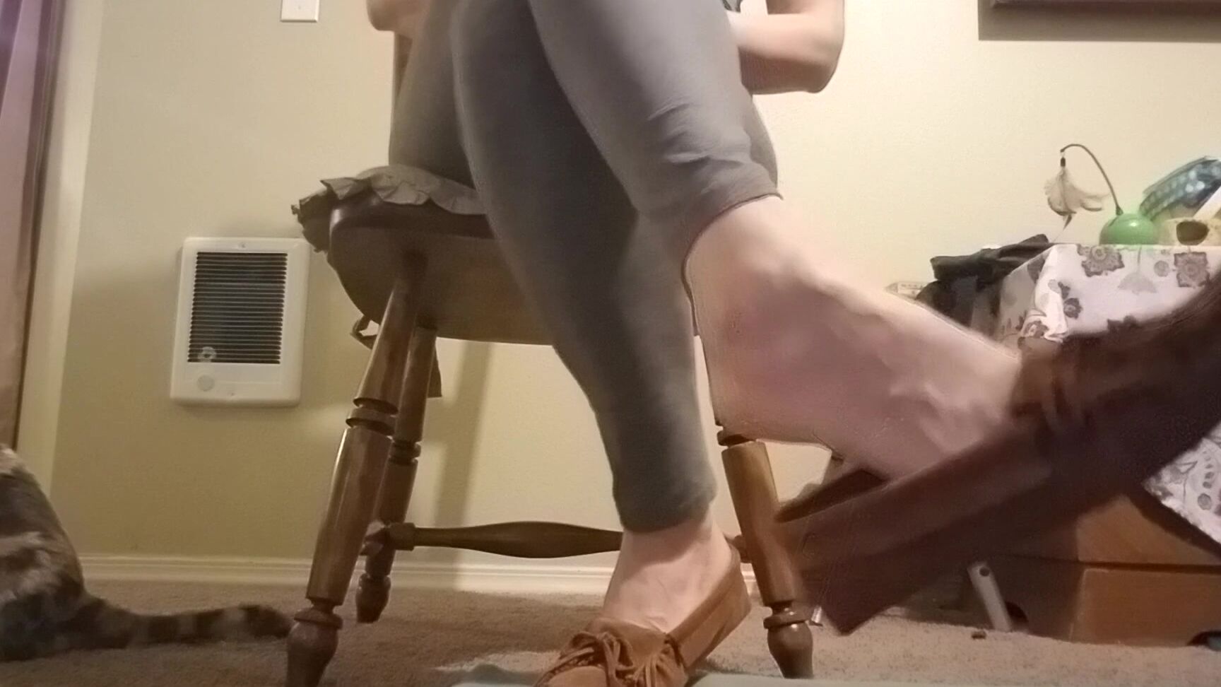 Premiumbrandy Moccasin Shoe Play I Tease You By Playing With My Moccasins Slowly Slipping Them Off To D