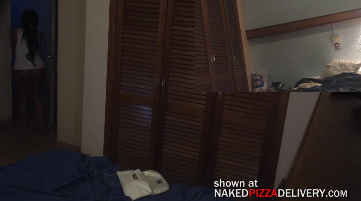 Flashing The Room Service Guy