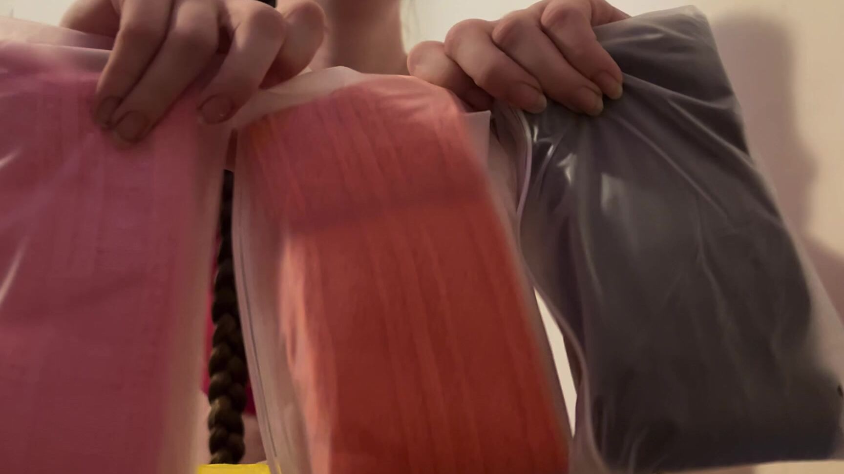 "LongHairLuna" gfe, long hair, slutty goddess, struggling, vlog Fan Mystery Gift Un Boxing manyvids