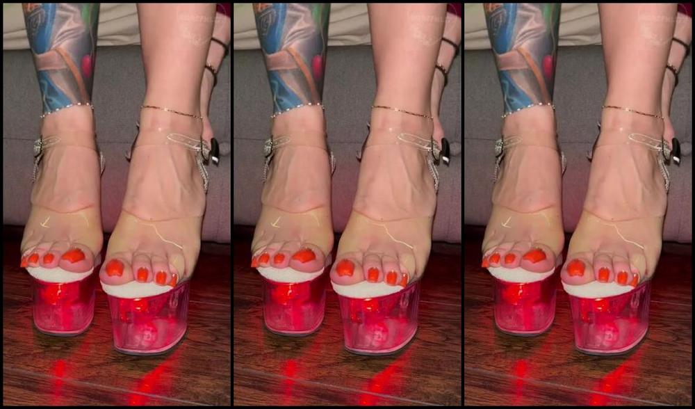 Greek Goddess Li Aka Greekli77 12 31 2024 Onlyfans Video Sending Off This Orange Pedicure With My Pretty Feet In My Led Pleasers I Also